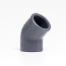 Vinkel 45°, 50mm PVC. Lim/lim