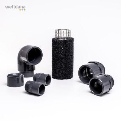 Welldana® Luftfilter /  blæser Universal. 1¼,1½,2,2½