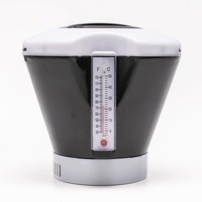 Comfortana Klor dispencer m. termometer Sort/hvid 17 cm.