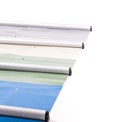 CBE 650 Safety Cover, grå 7,40x3,40 m.cov.size(t/1crank)