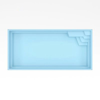 Fiber pool model Madrid 7,70 x 3,70 x 1,50 m
