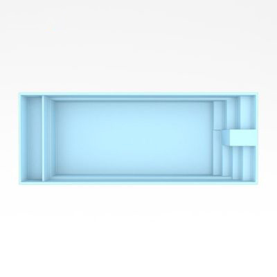 Fiber pool model Amsterdam 9,7 x 3,7 x 1,60 m