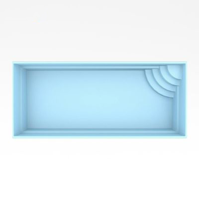 Fiber pool model Rom 7 x 3,5 x 1,5 m
