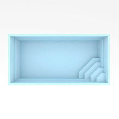 Fiber pool model Lissabon 6 x 3 x 1,45 m