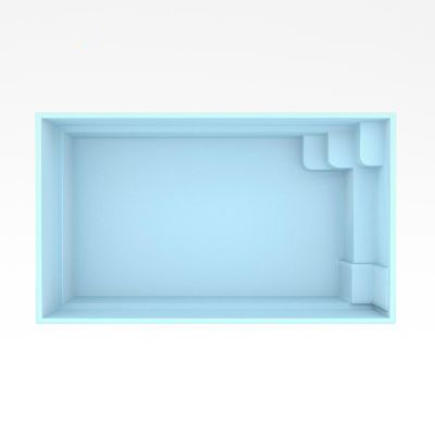Fiber pool model Victoria 4,7 x 2,7 x 1,3 m