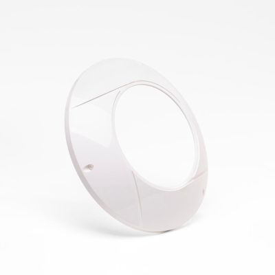 Front flange hvid f. flad lampe  f. 34-131015