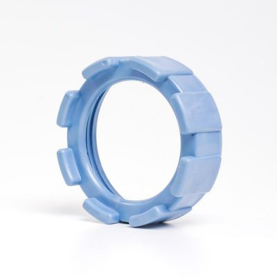 locking ring for thread cell Old model light blue/UDGÅET