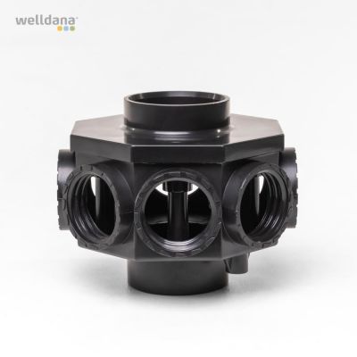 Collector hoved f. Bilbao filter  f. 8 arm 1 1/2