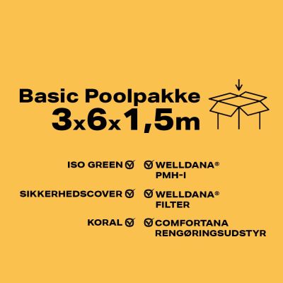 Basic Poolpakke 3x6x1.5m