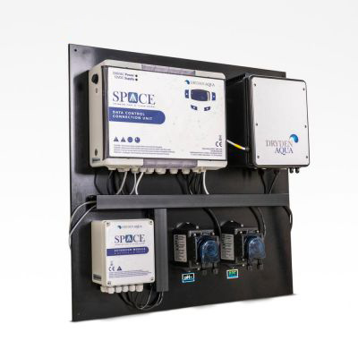 Space Kemi og poolstyring 45 - Redox/PH/APF Space Salt generator. Formonteret