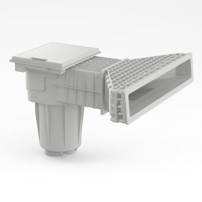 X-PRO 600 Skimmer - Liner /Beton  Hvid - Hayward