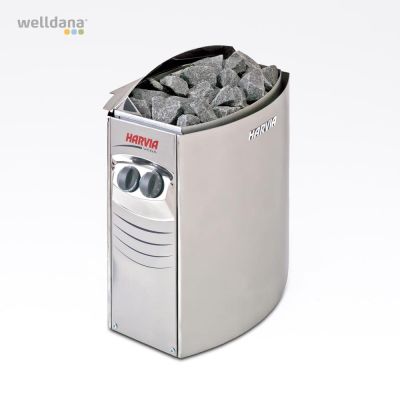 Saunaovn Vega 6kW m/ styring - REFURBISHED 400V3N, m/mekanisk styring