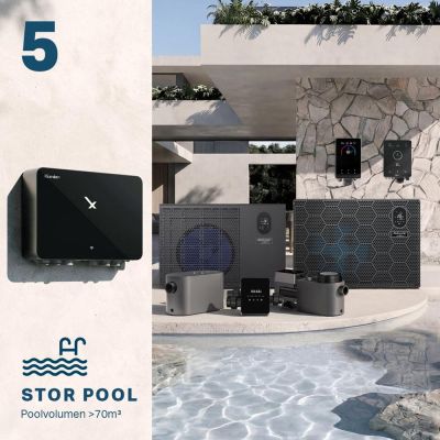 Fairland Pakke med Fem (STOR POOL >70m³ )